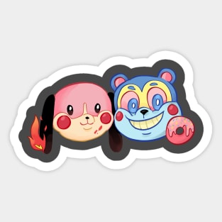 Hazel & Chacha Sticker